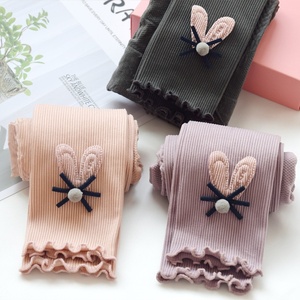 Kids <b>Leggings</b> Spring/Summer New Vintage Slim-Fit Mid <b>Cropped</b> Velour Pants Toddlers Young Children Girls Wholesale - Product Image 2