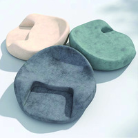 Coussin de méditation en mousse à mémoire de forme, coussin de sol ergonomique, coussin de méditation de soutien, coussin de yoga antidérapant, coussin de méditation Zafu