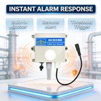 Nodo LoRaWAN 3 en 1 (H2S, Olor, Temperatura, Humedad) Electroquímico 0-10ppm para Aguas Residuales y Inodoros Inteligentes