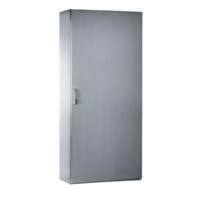 Nsysmx201660 Armoire sur pied à 2 portes, en acier inoxydable, IP55, 1600 mm x 600 mm x 2000 mm, série Panelset Sfn