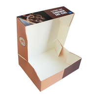 Boîtes d'expédition rectangulaires personnalisées de haute qualité pour aliments, gaufres, biscuits, pâtisseries, desserts, emballages en carton pour boulangerie, boîtes à gâteaux