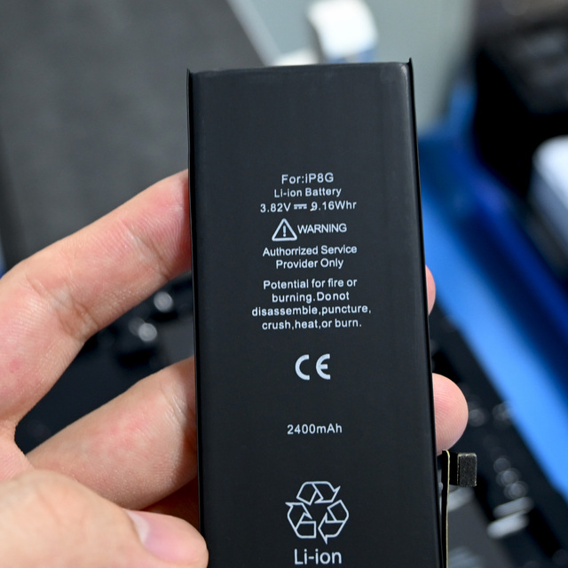 For 8G 2400mAh Rechargeable Li-ion OEM Diagnostic Battery Replacement for Mobile Phone in Stock