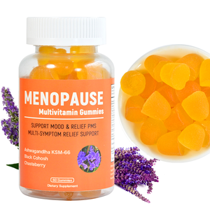 Chinaherbs Sueurs nocturnes Bouffées <span class=keywords><strong>de</strong></span> chaleur Soutien hormonal pour les femmes Ménopause Vitamine Ménopause Gummies pour les femmes - Product Image 1