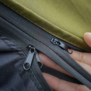 Tenda da Campeggio Monoposto Quattro Stagioni con Una Camera da Letto a Doppio Strato Impermeabile Rifugio Bivy Verde Foresta in Cotone TC 1650g - Product Image 4