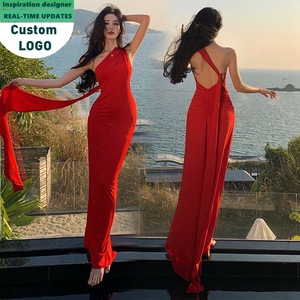 Nouvelle collection été 2025 : Robes longues élégantes asymétriques de créateur pour femme, qualité supérieure - Product Image 5