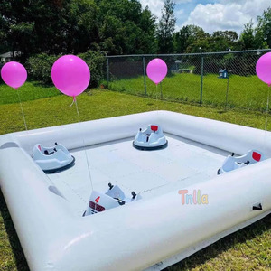 Pista <span class=keywords><strong>Inflable</strong></span> para Autos <span class=keywords><strong>de</strong></span> Choque, Ideal para Niños, Pista <span class=keywords><strong>de</strong></span> Juego <span class=keywords><strong>Inflable</strong></span> para Exteriores, Corralito para Bebés - Product Image 1
