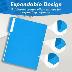 Accept Custom Order Colored Manilla <b>Plastic</b> File Folders 3 Tab Poly Folder - Product Image 4