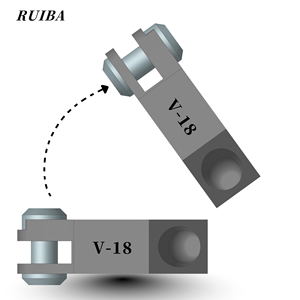 Mâchoire de sertissage rotative universelle de type V/M compatible avec <span class=keywords><strong>Rems</strong></span> Rothenberger Viega Novopress |   Tête de presse pour tuyaux standard européenne - Product Image 3
