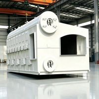 Chaudière industrielle horizontale SZL DZL 2 MW 8 bars, double combustible biomasse (sciure de bois) et charbon, pour vapeur et eau chaude, idéale pour serres