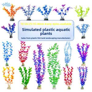 Fabricante-Sourced Micro Paisagem Plantas Aquáticas Pequeno Aquário Plástico Ornamentos Decorativos para Aquascaping - Product Image 1