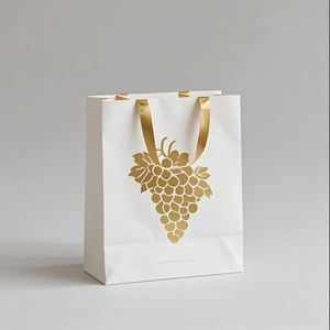 Wholesale Custom Luxury Kraft Paper <b>Bags</b> Printed Luxury Craft Gift <b>Packaging</b> for <b>Clothing</b> Shoes Ribbon for Shopping - Product Image 2