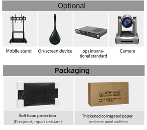 Kỹ thuật số tương tác phẳng bảng thông minh bảng trắng 4K HD 65 75 inch LCD hiển thị cuộc họp điện tử bảng tương tác cho các trường học - Product Image 5