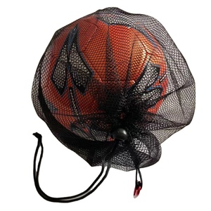 Bolsa de malla de regalo para pelotas de tenis, bolsa de malla negra de fondo redondo, para balón de fútbol y baloncesto - Product Image 5