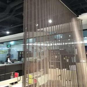 1*2m 1*5m Decorative Copper Curtain Mesh Metal