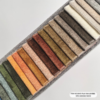 Fabricante Mayorista de Tela de Felpa para Sofás, Tejido de 340 g/m², Material de Tapicería para Decoración del Hogar, con Revestimiento No Tejido para Muebles de Hotel
