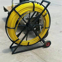 11mm 14mm 16mm FRP fibre de verre Conduit Rodder serpent câble tirant avec service de pliage