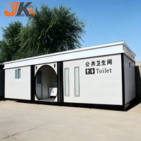 Toilettes mobiles écologiques en structure acier personnalisées, faciles à assembler, pour attractions touristiques, usage extérieur, bureaux et cuisines