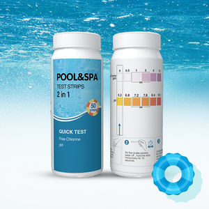 2in1プール水質検査キット＆試験紙 - 家庭用および業務用プール、スパ、ホットタブのpH、遊離塩素テスター - Product Image 4