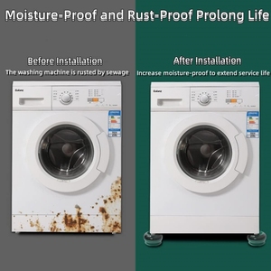 Anti Vibration <strong>Pads</strong> for Washing Machine Stops Washer Dryer <strong>Noise</strong> Support Feet Stabilizer Mat for Washing Machine, Refrigerator - Product Image 5