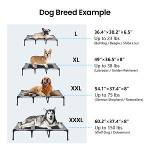 Cama para Mascotas con Marco de Metal, Novedad 2025, Cama Elevada para Perros, Cama para Perros de Exterior - Product Image 5