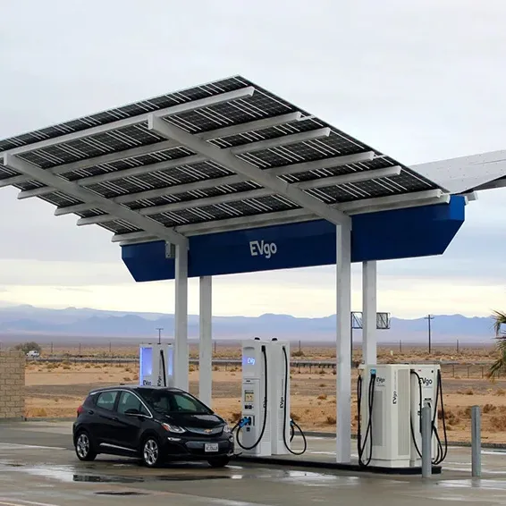 Özelleştirilmiş tek elden güneş PV ve piller elektrikli araç şarj istasyonu yenilenebilir elektrikli araç şarj istasyonu çözüm