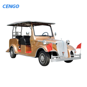 48V/72V <strong>Electric</strong> <strong>Classic</strong> <strong>Car</strong> <strong>6</strong> Seat Retro Travel Sightseeing Vehicle for Weddings &amp; Outdoor Use 30-50Km/h Speed 90km Range - Product Image 6