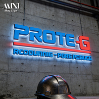 Lettres Mini en Acrylique LED Personnalisées pour la Publicité, les Magasins, les Bars, les Hôpitaux et la Décoration d'Entreprises