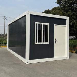 Ufficio da Giardino Prefabbricato Design Portatile Casa Container Ecologica Modulare <span class=keywords><strong>con</strong></span> Pareti in <span class=keywords><strong>Vetro</strong></span> - Product Image 4