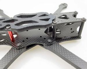 APEX 7 Inch Carbon Fiber Frame Kit with 5.5mm Arm for HD RC Quadcopter <b>Racing</b> <b>Drone</b> Parts - Product Image 5