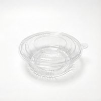 Boîte d'emballage en plastique PET transparente de qualité alimentaire personnalisée pour fruits, légumes et salades