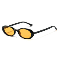 Kacamata Sunglasses Wanita Bingkai Oval Kecil Gaya Eropa Amerika NQ 2526 Warna Candy,  Bisa Custom Logo