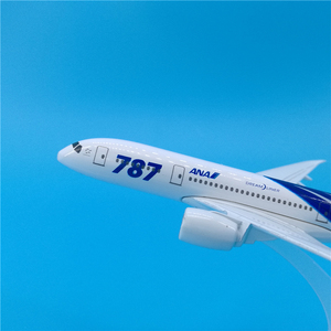 Modellino in Metallo Pressofuso di Boeing B787-8 <span class=keywords><strong>ANA</strong></span>, 14cm, Scala 1/450, Ornamento Aeronautico con Base Espositiva - Product Image 2