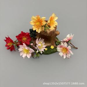 Flores Artificiales Qiye, Flor de Peonía Simulada, Horquilla para el Cabello de 15 cm, Estilo Bosque, Flor de Seda, Accesorios para Fotografía de Bodas - Product Image 2