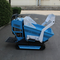 Prix réel Nouveau Type de chargeur frontal à faible coût Mini Dumper sur chenilles Capacité de 500kgTon Noyau de moteur de pompe hydraulique multifonction