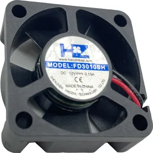 Ventilateurs IP65 IP66 IP67 IP68 PBT protection de l'environnement avec roulement à billes CE/ROHS 5V 12V 30*30*10mm ventilateurs axiaux 3010 E