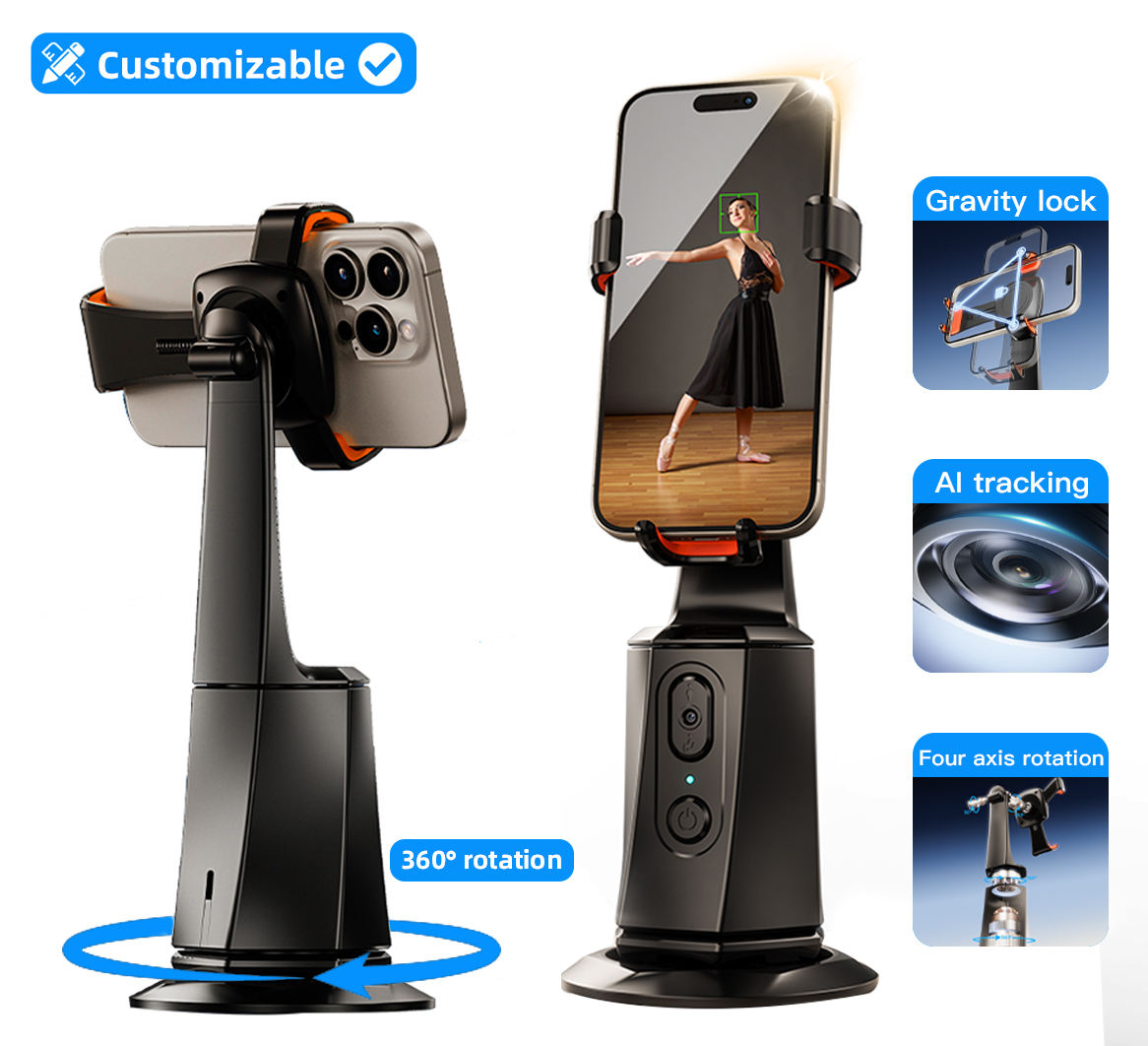 Selfie Stick with Rotatable Phone Holder 360° Flexibility