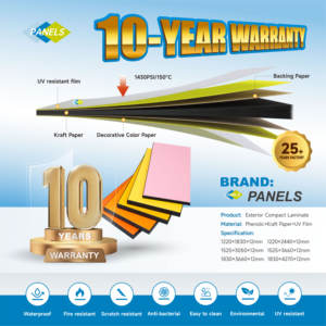 Paneles de Pared Exteriores Resistentes al Fuego, al Agua y a los Rayos UV, Revestimiento de <span class=keywords><strong>Fachada</strong></span> de Tablero Fenólico para Exteriores, Lámina HPL - Product Image 5