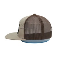 Custom Borduurwerk Lederen Patch Getailleerde Baseball Caps Camo Trucker Hoed Richardson 168 7 Panel Richardson 112 Trucker Hoed