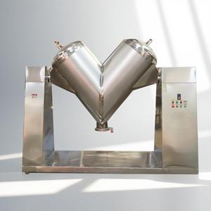 Équipement de mélange en forme de V Le mélangeur doux à cône en V empêche d'endommager les matériaux fragiles tout en assurant une parfaite uniformité de mélange - Product Image 1