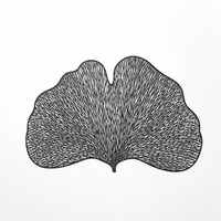Nouveau design européen moderne, dessous de plat en PVC isolant thermique de forme irrégulière pour mariage et repas