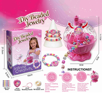 Kit de fabrication de bijoux avec machine à perles automatique, variété de kits attrayants pour bracelets, jouets créatifs DIY