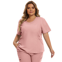 Big Code Love Link AliExpress Uniforme médical pour femmes, couleur unie, en tissu Dobby, pour médecins, infirmières et personnel hospitalier, fabrication ODM, lavage à la main