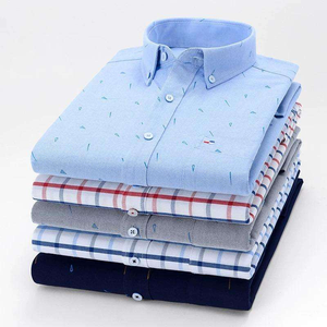 Camisas Formales de Alta Calidad para Hombre, Manga Larga, Color Sólido, Diseño a Rayas, Verano, Teñido Liso, Venta al Por Mayor, 100% Algodón Ecológico - Product Image 3