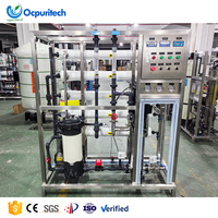Système de purification d'eau de petite taille 1000L/heure Pompe Osmose inverse Installation de filtration Machine de traitement de l'eau potable 1 an