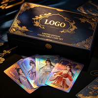 Cartes Holo Entièrement Personnalisées avec Points UV et Options de Boîte – Cartes de Jeu, Cartes Sportives, Cartes d'Art Imprimées de Taille Standard et Petite