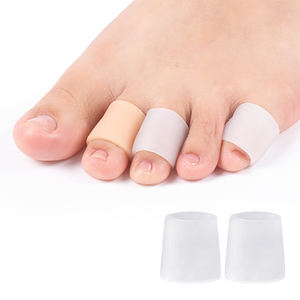 Nouvel arrivage d'embouts en gel de <span class=keywords><strong>silicone</strong></span> SEBS Respirant Healthcare Supply Big Small Toe <span class=keywords><strong>Protection</strong></span> avec manches résistantes à l'usure - Product Image 1