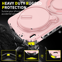 Vivo X300 Pro hoesje met ringhouder, militaire bescherming tegen vallen, schokbestendig telefoonhoesje voor Vivo V60 Lite, V50 Lite, V40 Pro