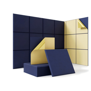 Decoración de pared de estudio en casa moderna, paneles de pared insonorizados de alta densidad, <span class=keywords><strong>tratamiento</strong></span> acústico amortiguador de absorción de sonido para estudios - Product Image 1