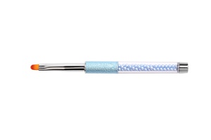 Pinceau liner en nylon pour nail art UV, avec virole sertie, pour la sculpture de pétales et la peinture de cristaux - Product Image 3