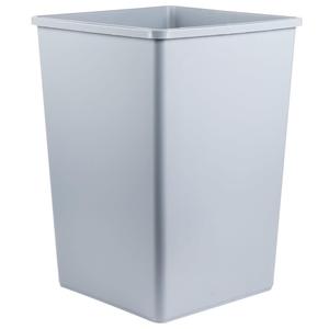 Cestino Quadrato per Rifiuti 132,5 L Grigio per Uso Interno ed Esterno - Product Image 1